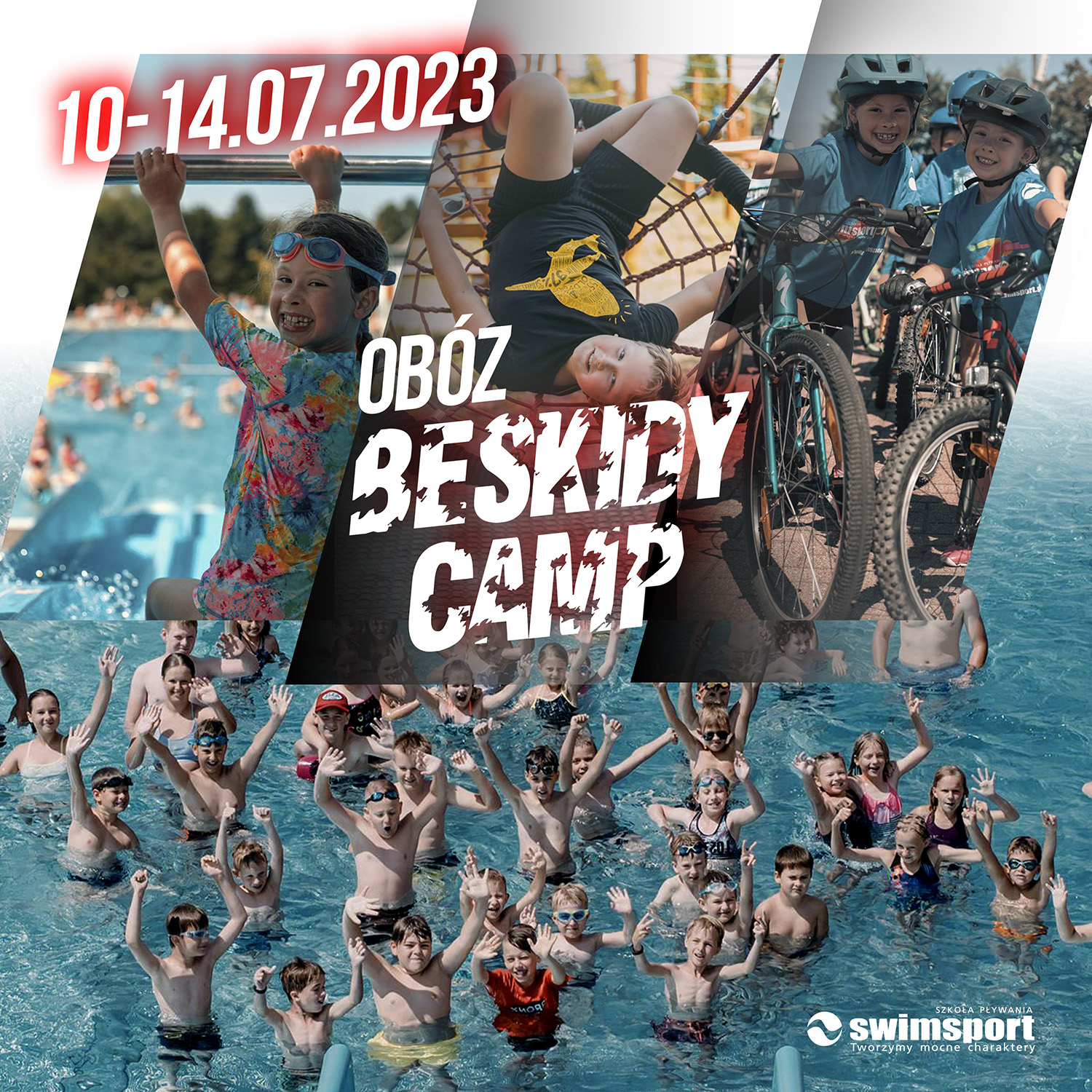 Beskidy Camp -Turnus I -obóz stacjonarny SwimSport 2023  wiek 6-14 lat