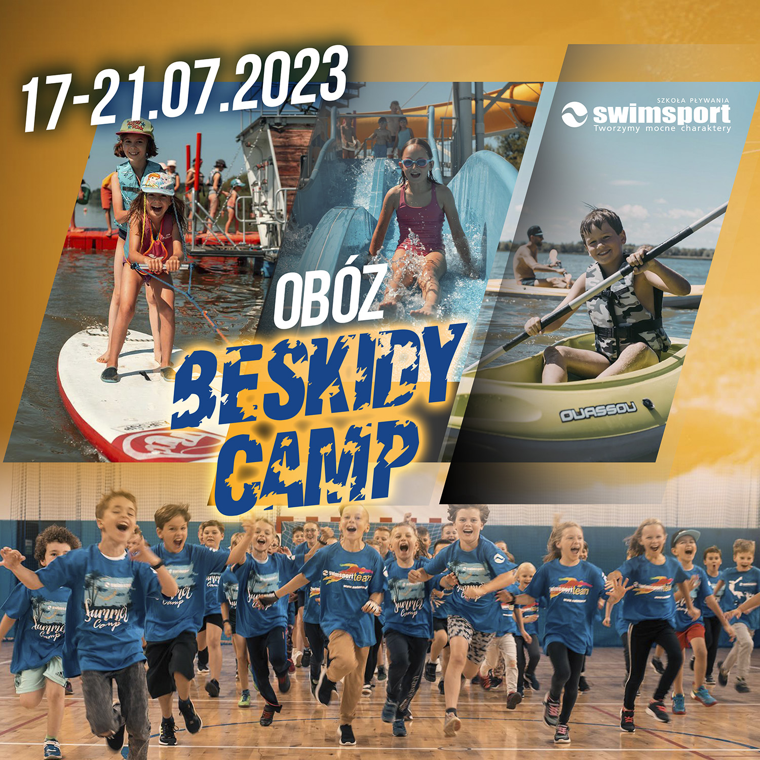 Beskidy Camp -Turnus II -obóz stacjonarny SwimSport 2023  wiek 6-14 lat